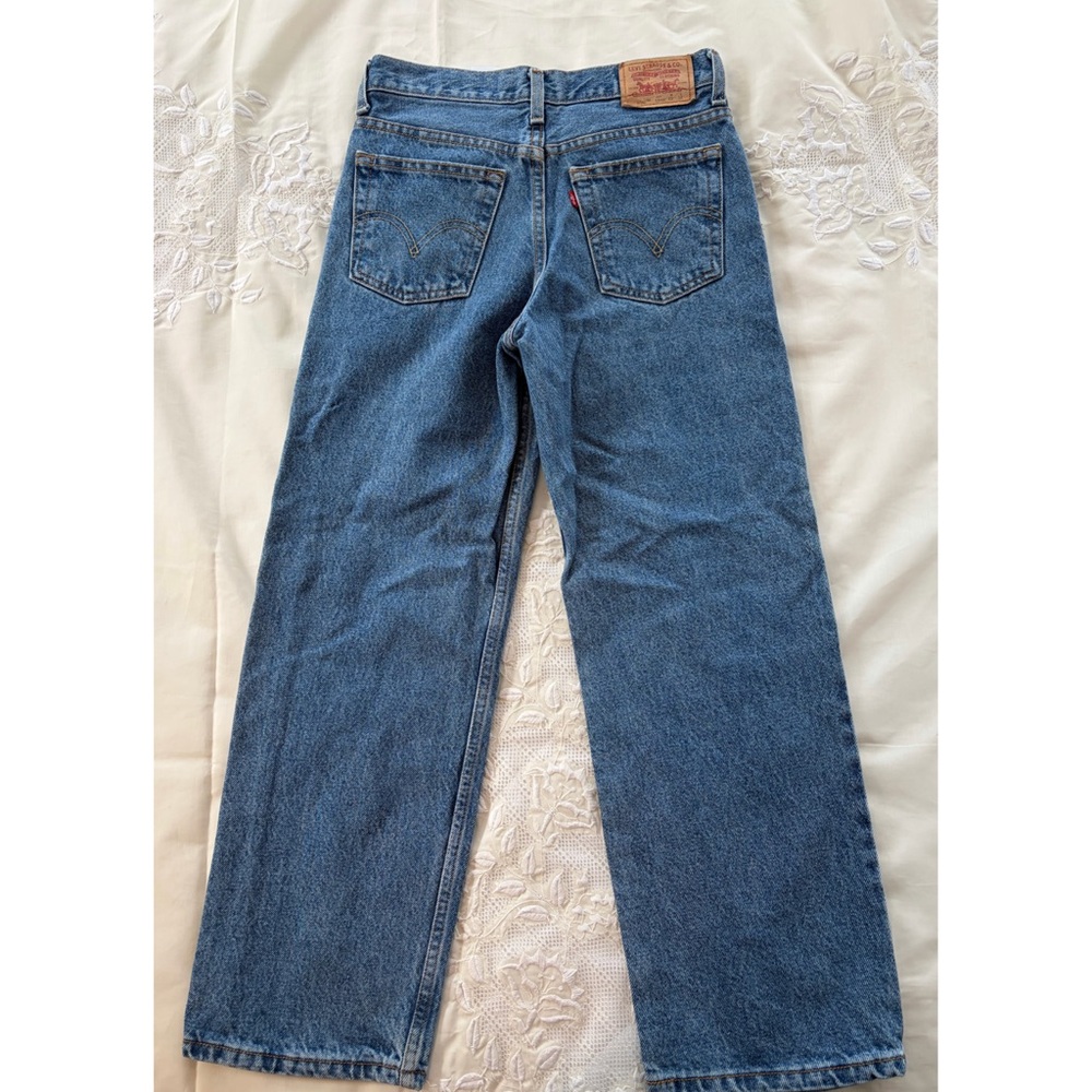 Levi’s 550 Relaxed Fit Jeans Women’s Size 14/27 27 Straight Leg Rigid Denim